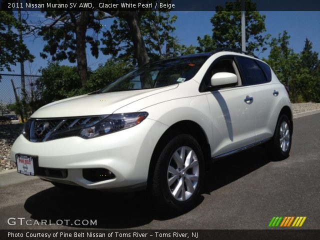 2011 Nissan Murano SV AWD in Glacier White Pearl