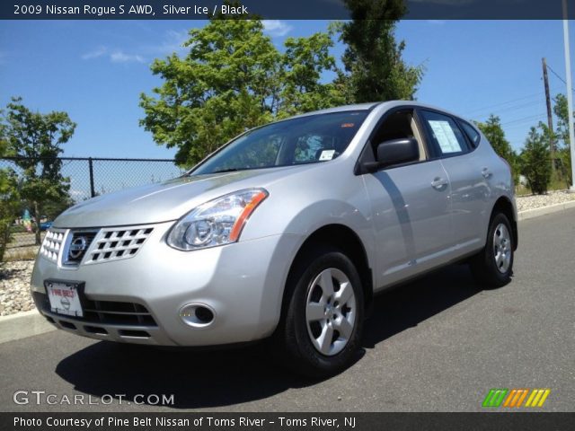 2009 Nissan Rogue S AWD in Silver Ice