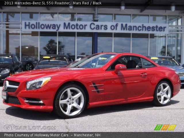 2013 Mercedes-Benz SL 550 Roadster in Mars Red