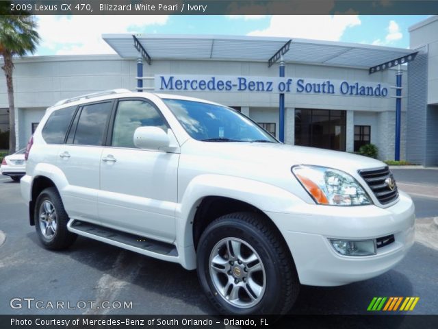 2009 Lexus GX 470 in Blizzard White Pearl
