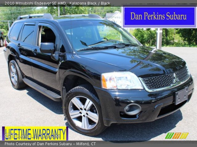 2010 Mitsubishi Endeavor SE AWD in Kalapana Black