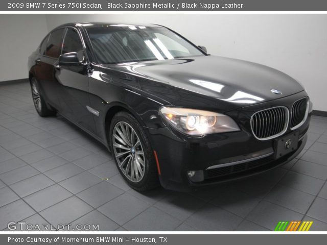 2009 BMW 7 Series 750i Sedan in Black Sapphire Metallic
