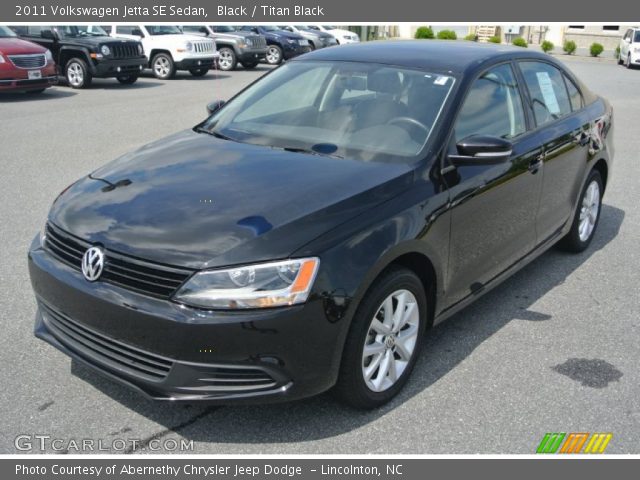 2011 Volkswagen Jetta SE Sedan in Black