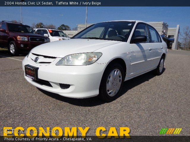 2004 Honda Civic LX Sedan in Taffeta White