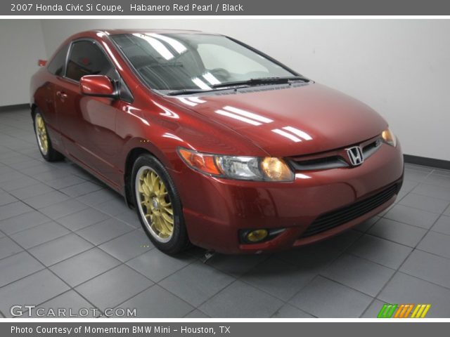 2007 Honda Civic Si Coupe in Habanero Red Pearl