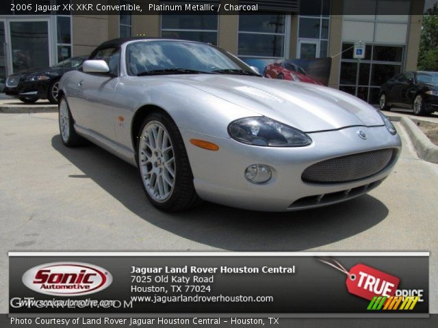 2006 Jaguar XK XKR Convertible in Platinum Metallic
