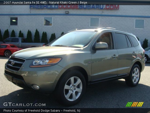 2007 Hyundai Santa Fe SE 4WD in Natural Khaki Green