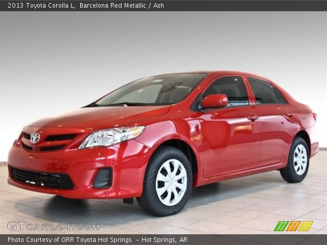 2013 Toyota Corolla L in Barcelona Red Metallic