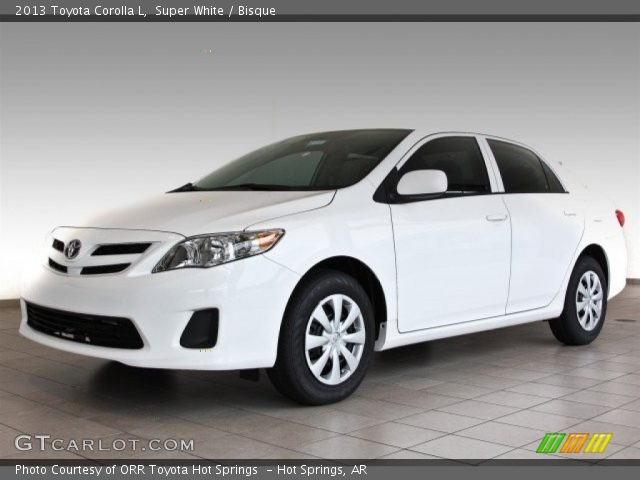 2013 Toyota Corolla L in Super White