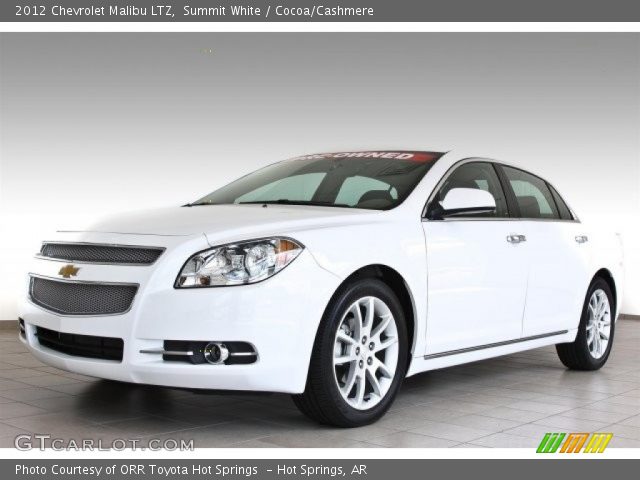 2012 Chevrolet Malibu LTZ in Summit White