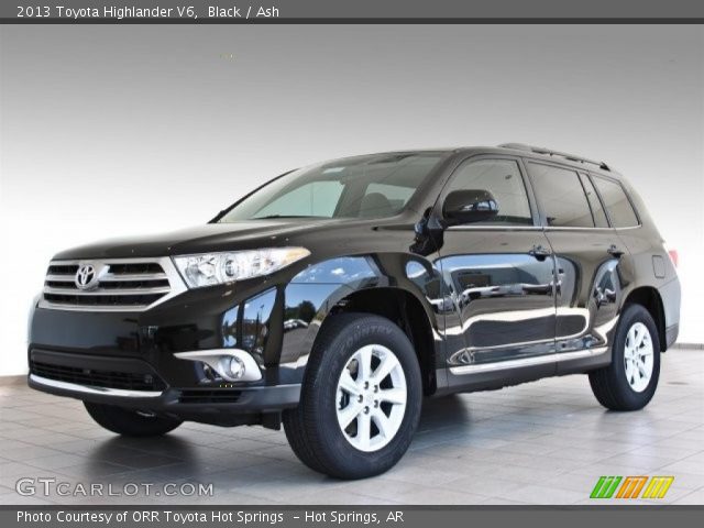 2013 Toyota Highlander V6 in Black