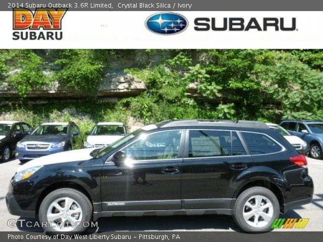 2014 Subaru Outback 3.6R Limited in Crystal Black Silica