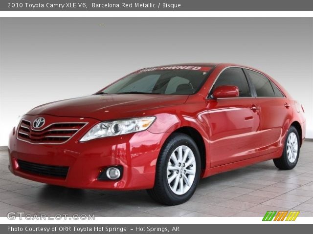 2010 Toyota Camry XLE V6 in Barcelona Red Metallic