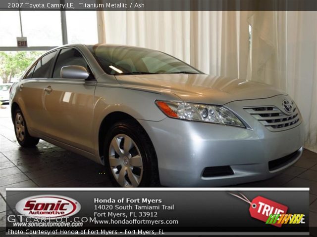 2007 Toyota Camry LE in Titanium Metallic