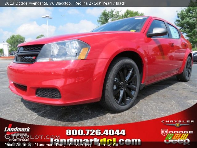2013 Dodge Avenger SE V6 Blacktop in Redline 2-Coat Pearl