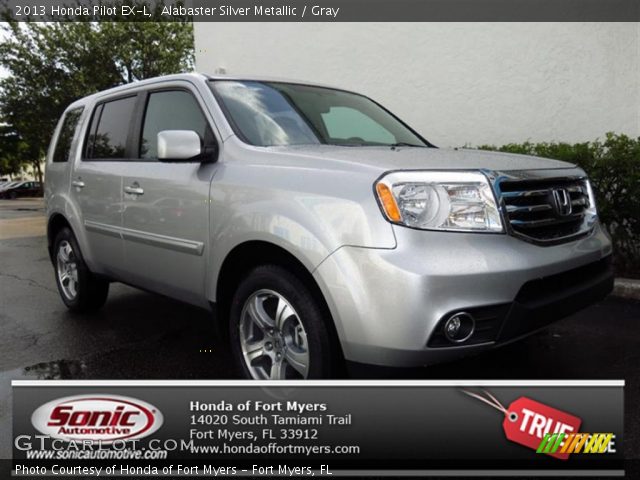 2013 Honda Pilot EX-L in Alabaster Silver Metallic