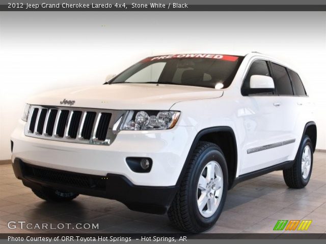 2012 Jeep Grand Cherokee Laredo 4x4 in Stone White