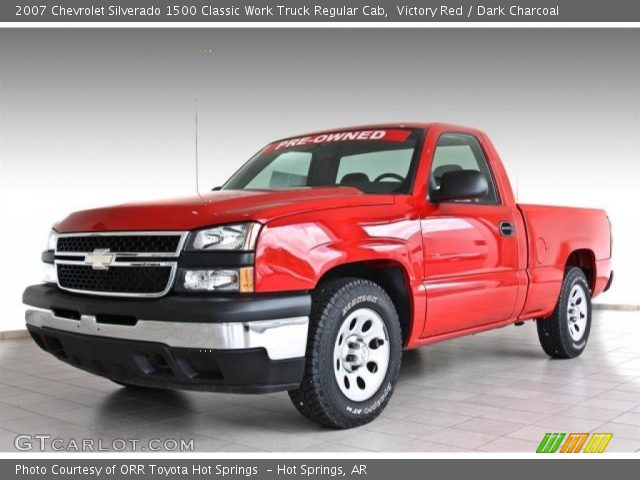 2007 Chevrolet Silverado 1500 Classic Work Truck Regular Cab in Victory Red