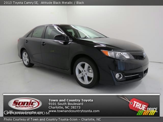 2013 Toyota Camry SE in Attitude Black Metallic