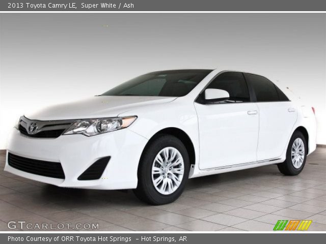 2013 Toyota Camry LE in Super White