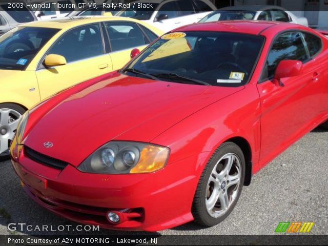 2003 Hyundai Tiburon GT V6 in Rally Red