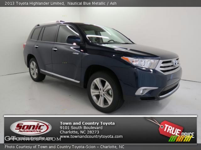 2013 Toyota Highlander Limited in Nautical Blue Metallic