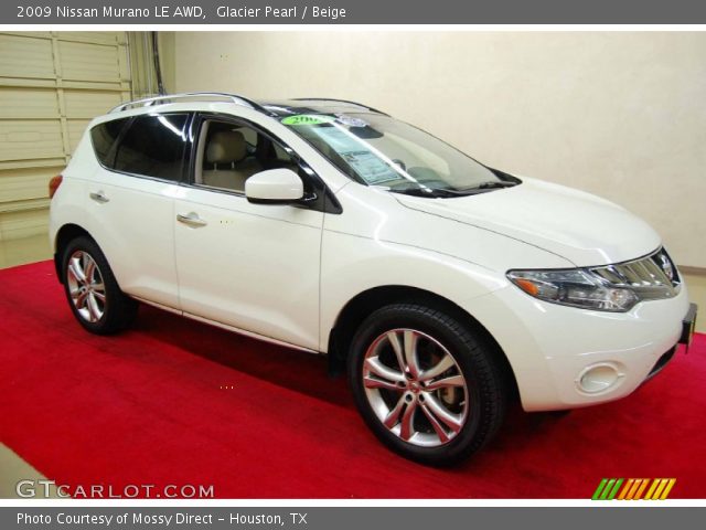 2009 Nissan Murano LE AWD in Glacier Pearl