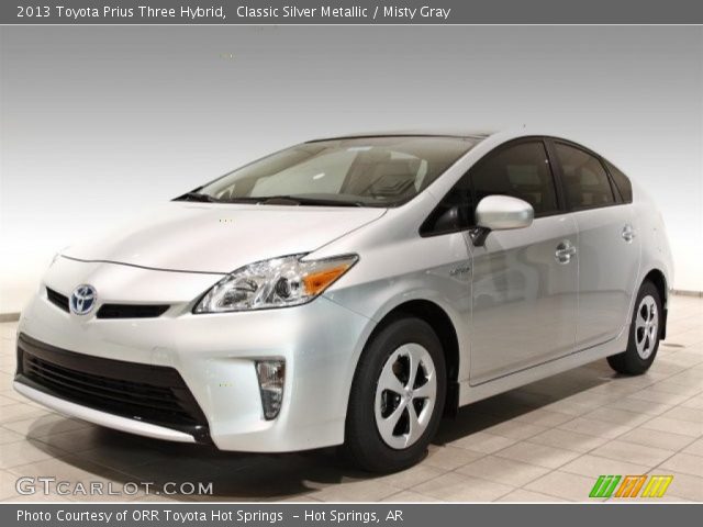 2013 Toyota Prius Three Hybrid in Classic Silver Metallic