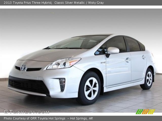 2013 Toyota Prius Three Hybrid in Classic Silver Metallic