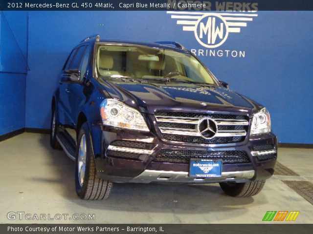 2012 Mercedes-Benz GL 450 4Matic in Capri Blue Metallic