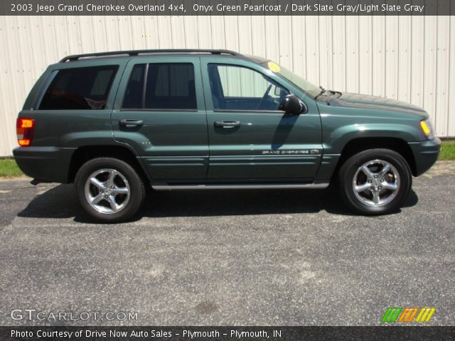 2003 Jeep Grand Cherokee Overland 4x4 in Onyx Green Pearlcoat