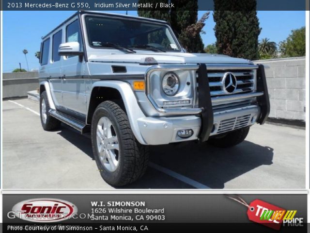 2013 Mercedes-Benz G 550 in Iridium Silver Metallic