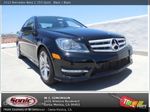 2013 Mercedes-Benz C 250 Sport in Black
