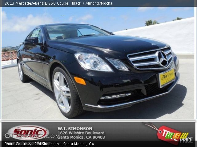 2013 Mercedes-Benz E 350 Coupe in Black