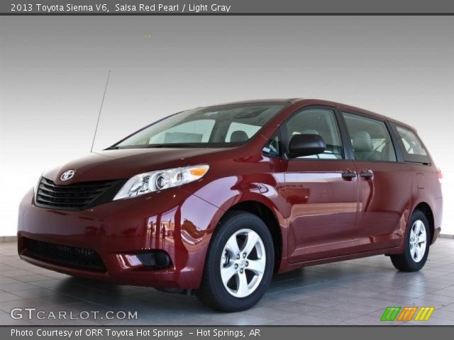 2013 Toyota Sienna V6 in Salsa Red Pearl