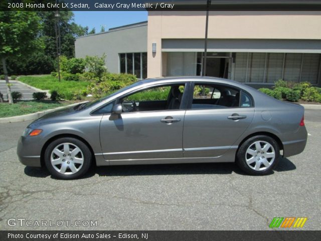 2008 Honda Civic LX Sedan in Galaxy Gray Metallic