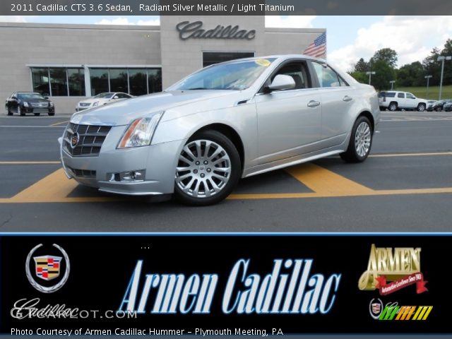 2011 Cadillac CTS 3.6 Sedan in Radiant Silver Metallic
