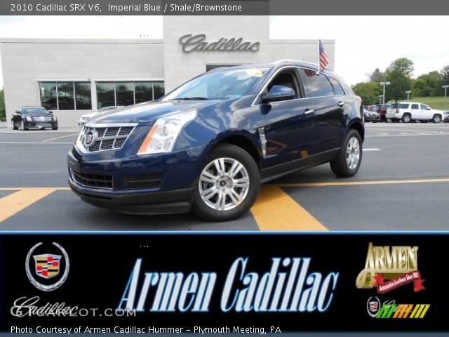 2010 Cadillac SRX V6 in Imperial Blue