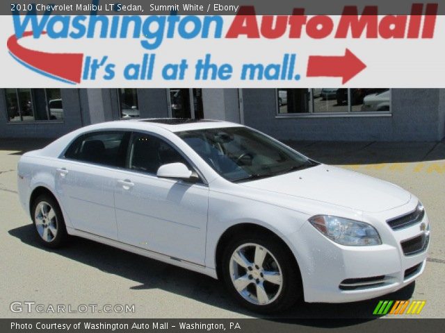 2010 Chevrolet Malibu LT Sedan in Summit White