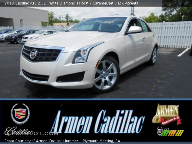 2013 Cadillac ATS 2.5L in White Diamond Tricoat