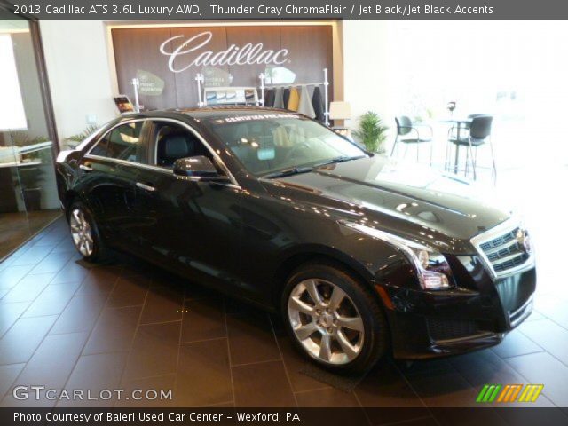 2013 Cadillac ATS 3.6L Luxury AWD in Thunder Gray ChromaFlair