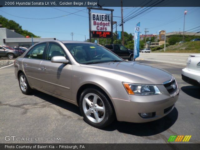 2006 Hyundai Sonata LX V6 in Golden Beige