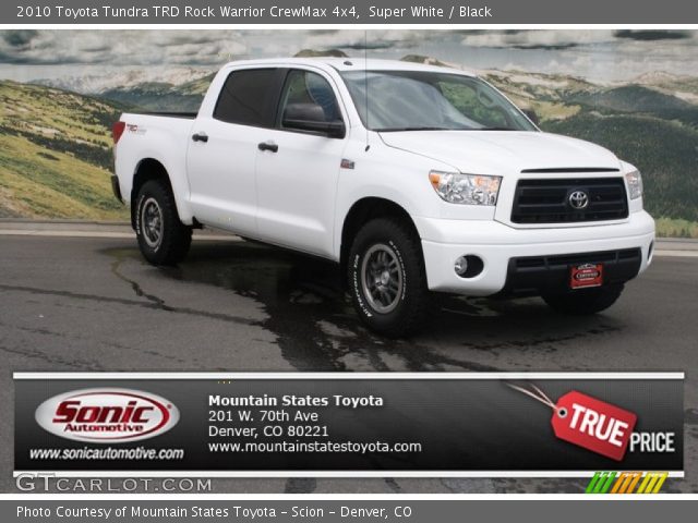 2010 Toyota Tundra TRD Rock Warrior CrewMax 4x4 in Super White