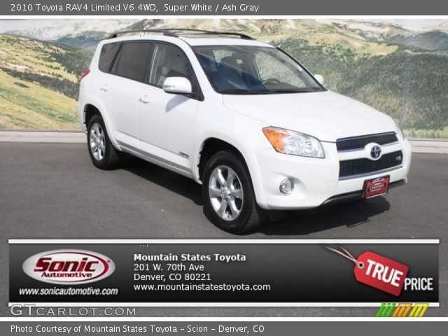 2010 Toyota RAV4 Limited V6 4WD in Super White