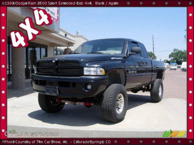1999 Dodge Ram 2500 Sport Extended Cab 4x4 in Black
