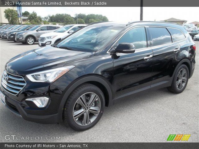 2013 Hyundai Santa Fe Limited in Becketts Black