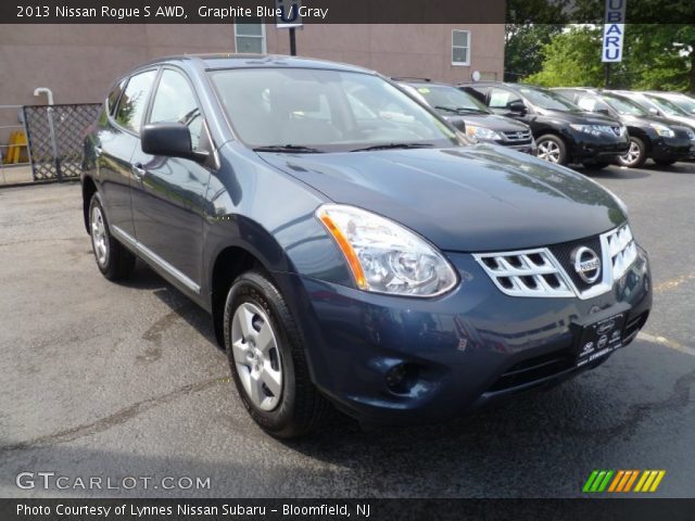 2013 Nissan Rogue S AWD in Graphite Blue