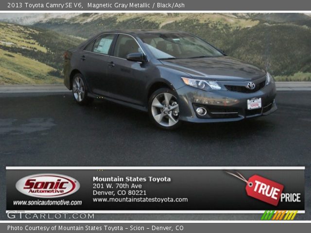 2013 Toyota Camry SE V6 in Magnetic Gray Metallic