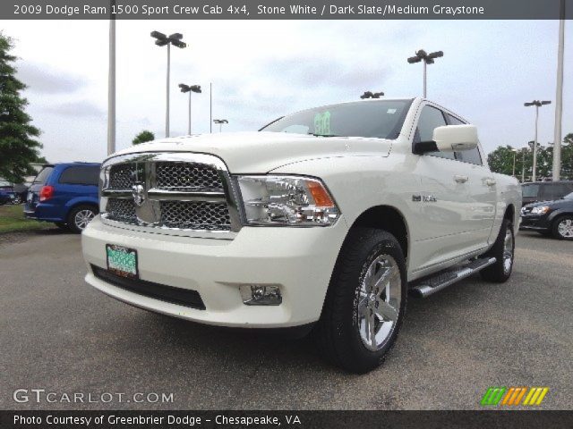 2009 Dodge Ram 1500 Sport Crew Cab 4x4 in Stone White