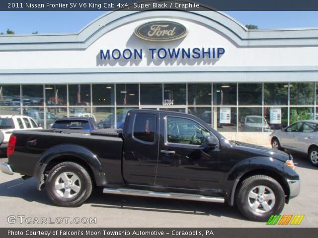 2011 Nissan Frontier SV V6 King Cab 4x4 in Super Black